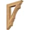 Ekena Millwork Balboa Traditional Rough Sawn Bracket, Western Red Cedar, 6"W x 34"D x 46"H BKT06X34X46BOA01RWR - alternate 1